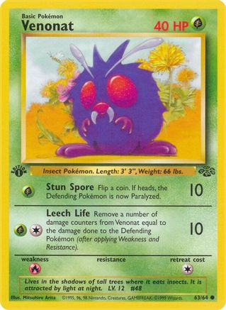 Venonat (63) (Unlimited) - Jungle