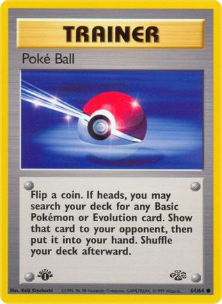 Poke Ball (64) (1st Edition) - Jungle