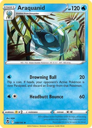 Araquanid (048/195) [Sword & Shield: Silver Tempest] Reverse Holofoil