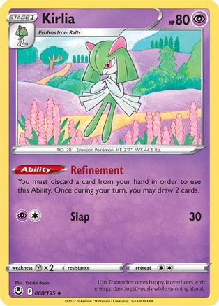 Kirlia (68) Reverse Holofoil - Silver Tempest