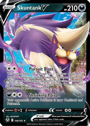 Skuntank V (108) Holofoil - Silver Tempest