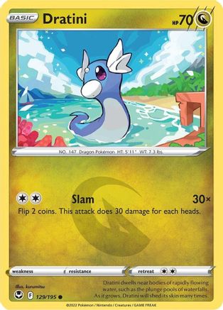 Dratini (129) Reverse Holofoil - Silver Tempest