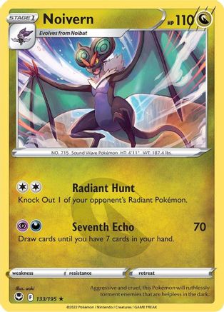 Noivern (133) Reverse Holofoil - Silver Tempest