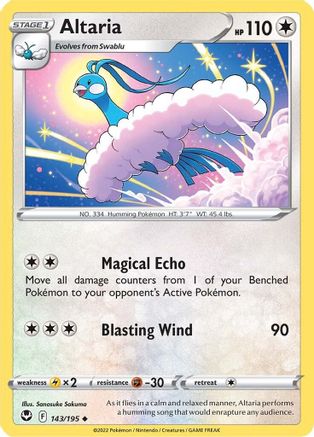 Altaria (143) Reverse Holofoil - Silver Tempest