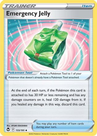 Emergency Jelly (155) Reverse Holofoil - Silver Tempest