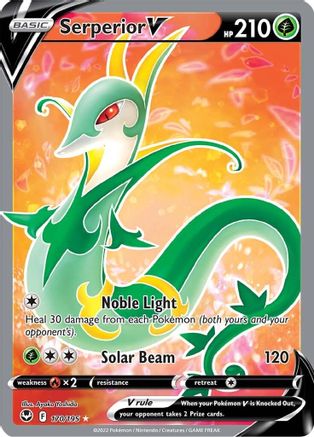 Serperior V (Full Art) (170) Holofoil - Silver Tempest