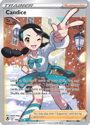 Candice (Full Art) (189) Holofoil - Silver Tempest