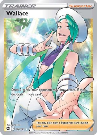 Wallace (Full Art) (194) Holofoil - Silver Tempest