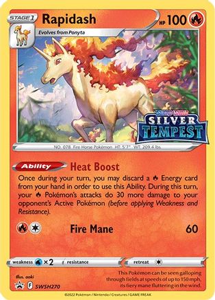 Rapidash - SWSH270 (Prerelease) (SWSH270) Holofoil - SWSH Sword & Shield Promo Cards