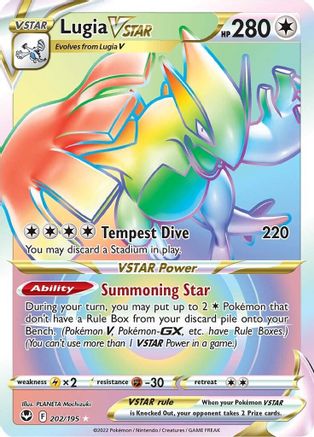 Lugia VSTAR (Secret) (202) Holofoil - Silver Tempest