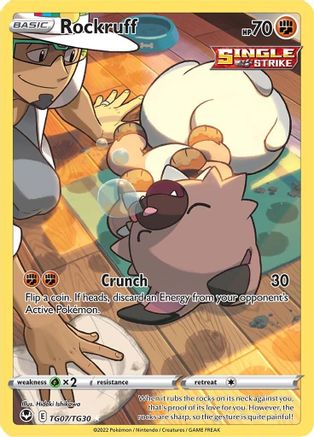 Rockruff (TG07) Holofoil - Silver Tempest