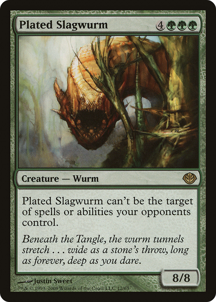 Plated Slagwurm (012) - Duel Decks: Garruk vs. Liliana