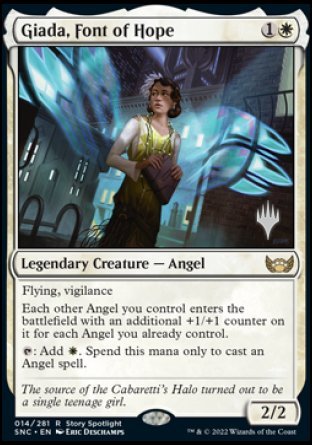 Giada, Font of Hope (Promo Pack) [Streets of New Capenna Promos] | Silver Goblin