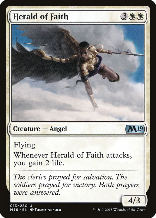 Herald of Faith [Core Set 2019] Foil
