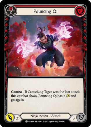 Pouncing Qi (Red)  (DYN056) - Dynasty | Silver Goblin