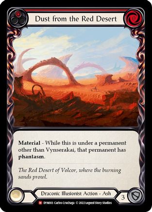 Dust from the Red Desert (DYN003) Rainbow Foil - Dynasty