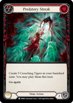 Predatory Streak (Red) (DYN062) - Dynasty