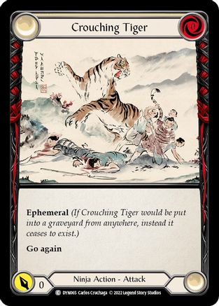 Crouching Tiger  (DYN065) - Dynasty | Silver Goblin