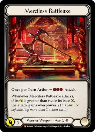 Merciless Battleaxe (DYN068) - Dynasty