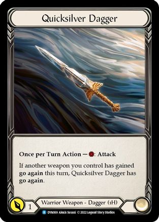 Quicksilver Dagger (DYN069) (DYN069) Rainbow Foil - Dynasty