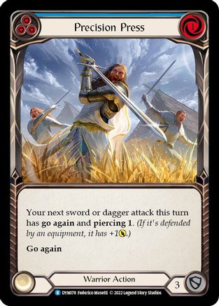 Precision Press (Blue) (DYN078)  - Dynasty