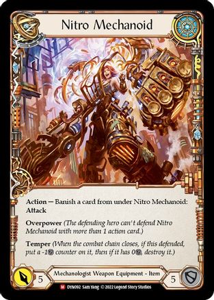 Construct Nitro Mechanoid // Nitro Mechanoid (DYN092) Rainbow Foil - Dynasty