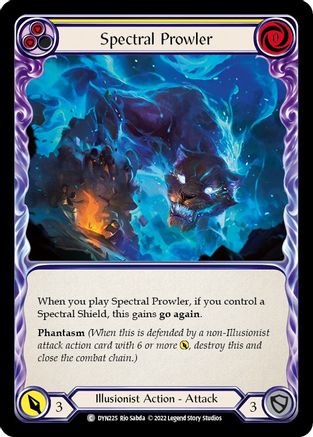 Spectral Prowler (Yellow) (DYN225) Rainbow Foil - Dynasty