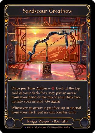 Sandscour Greatbow (Marvel) (DYN151) Cold Foil - Dynasty