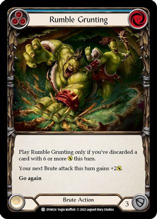 Rumble Grunting (Blue) (DYN024)  - Dynasty