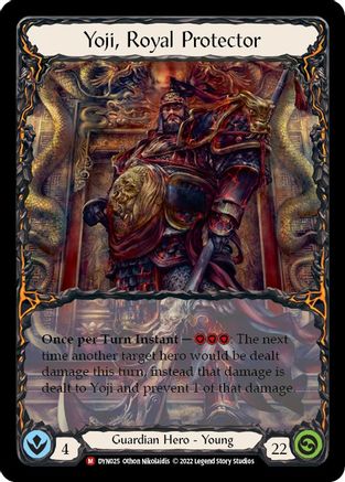 Yoji, Royal Protector (DYN025) Rainbow Foil - Dynasty