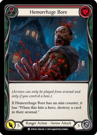 Hemorrhage Bore (Red) (DYN162) Rainbow Foil - Dynasty