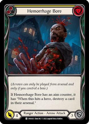 Hemorrhage Bore (Yellow) (DYN163) Rainbow Foil - Dynasty