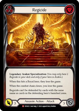 Regicide (DYN121) Rainbow Foil - Dynasty