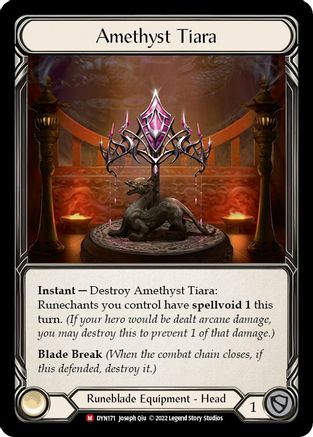Amethyst Tiara (DYN171) Rainbow Foil - Dynasty