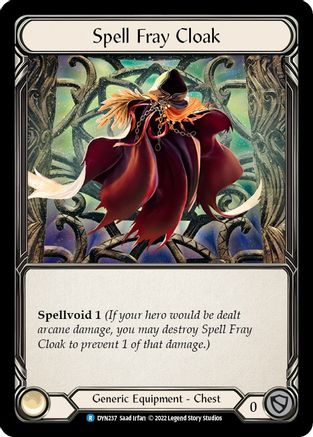 Spell Fray Cloak (DYN237) Rainbow Foil - Dynasty