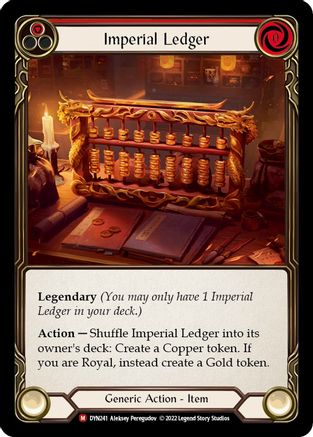 Imperial Ledger (DYN241) Cold Foil - Dynasty
