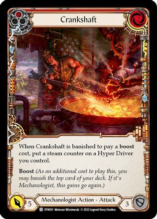 Crankshaft (Red) (DYN101) Rainbow Foil - Dynasty