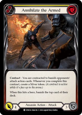 Annihilate the Armed (Yellow) (DYN134)  - Dynasty