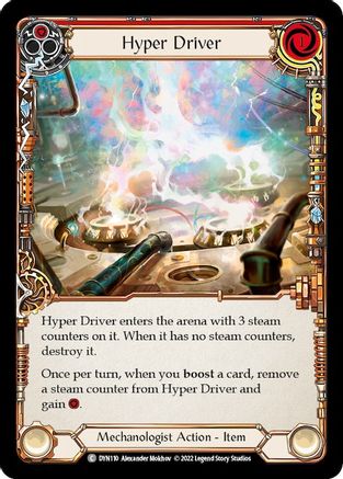 Hyper Driver (Red) (DYN110) Cold Foil - Dynasty