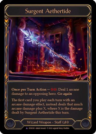 Surgent Aethertide (Marvel) (DYN192) Cold Foil - Dynasty