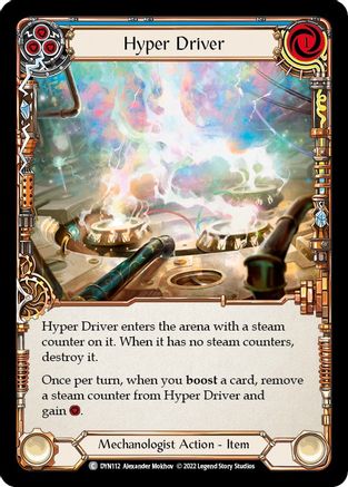 Hyper Driver (Blue) (DYN112) Cold Foil - Dynasty