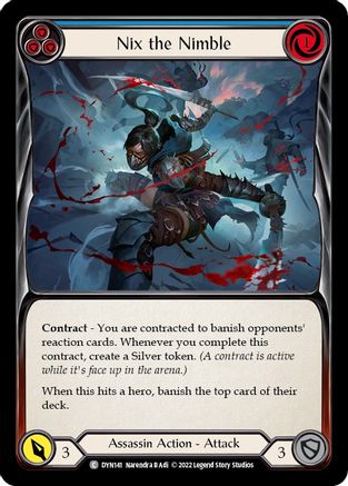 Nix the Nimble (Blue) (DYN141) Rainbow Foil - Dynasty