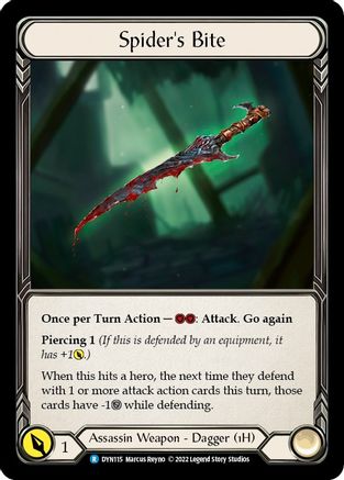 Spider's Bite (115) (DYN115) Cold Foil - Dynasty