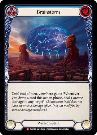 Brainstorm (DYN196) Rainbow Foil - Dynasty