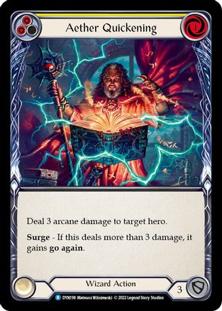 Aether Quickening (Yellow) (DYN198) - Dynasty