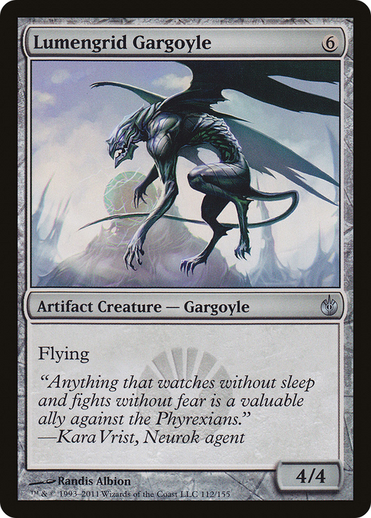 Lumengrid Gargoyle [Mirrodin Besieged] Foil