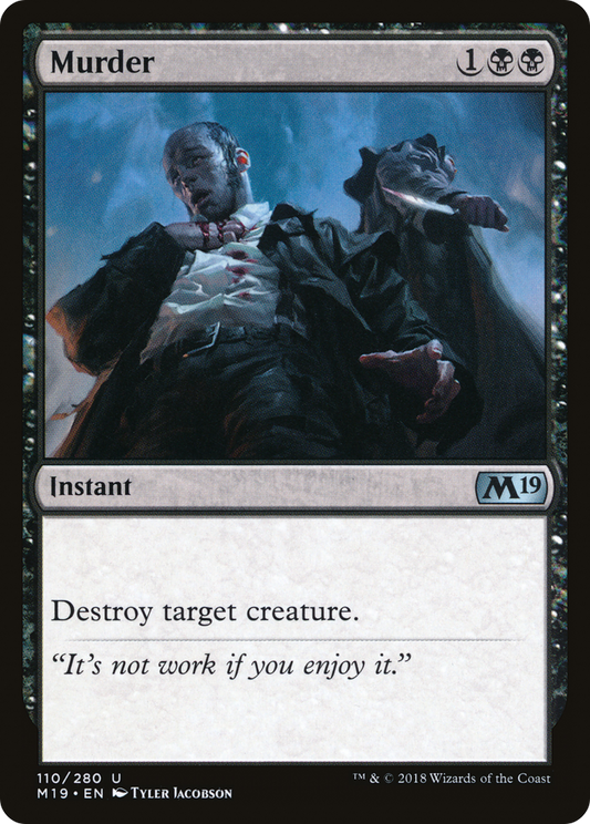 Murder [Core Set 2019] Foil