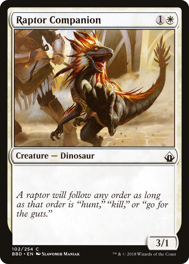 Raptor Companion [Battlebond] Foil