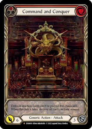 Command and Conquer (DYN000) Cold Foil - Dynasty