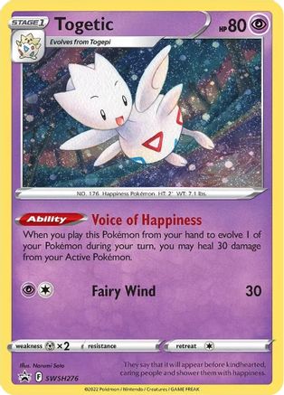 Togetic (SWSH276) [Sword & Shield: Black Star Promos] | Silver Goblin